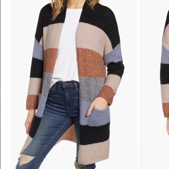 Dreamers by Debut | Cardigan | Stripe Long Cardigan - Picture 15 of 15